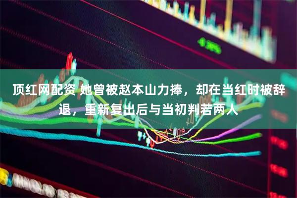 顶红网配资 她曾被赵本山力捧，却在当红时被辞退，重新复出后与当初判若两人