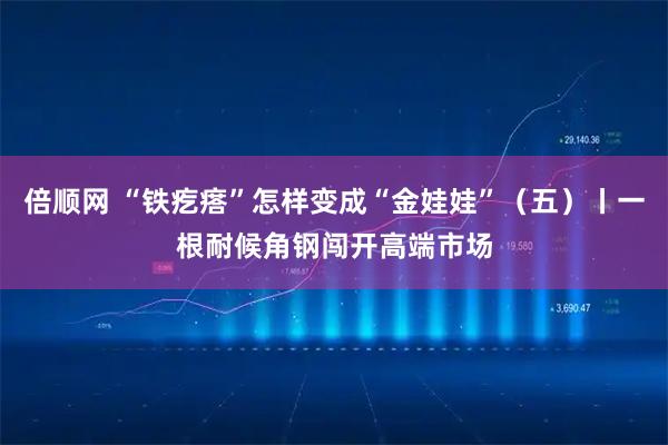 倍顺网 “铁疙瘩”怎样变成“金娃娃”（五）丨一根耐候角钢闯开高端市场